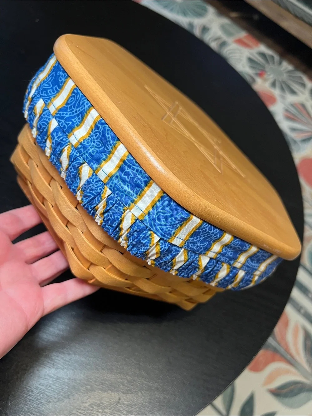 Longaberger 10x9” approximately